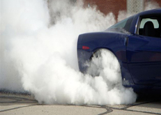 tire burnout