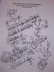 Manual transmission repair diagrams