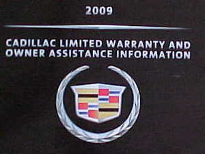 cadillac warranty manual