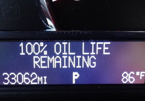 oil life remaining
