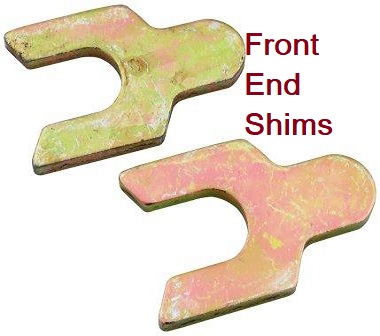 front end alignment shims