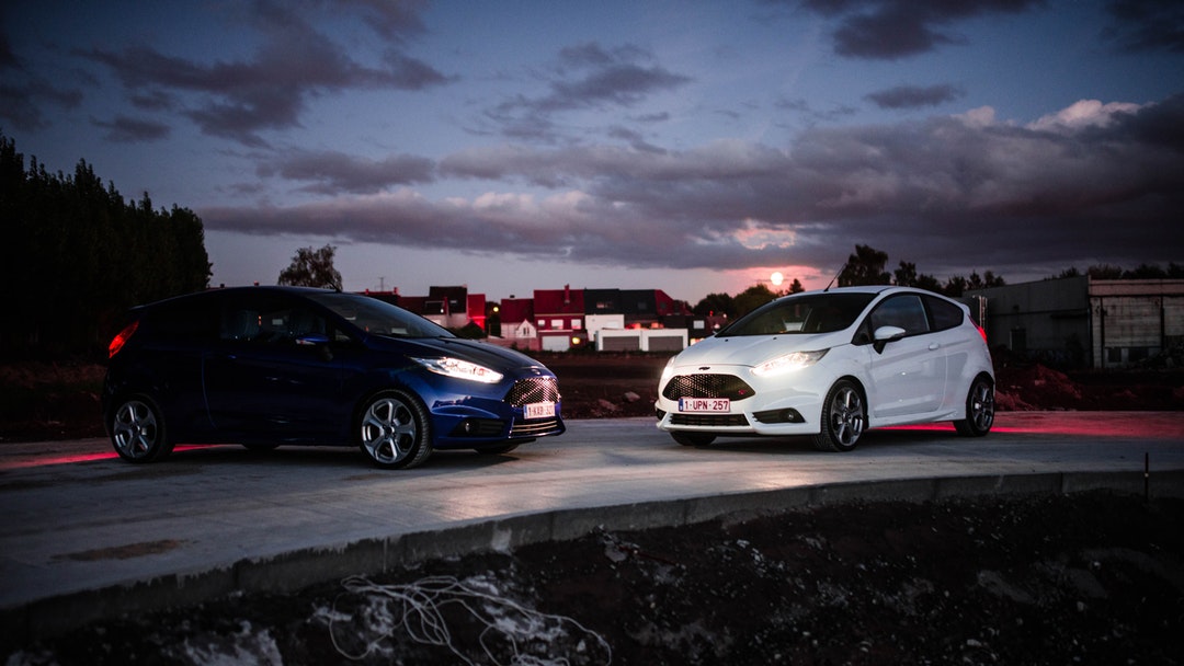 cars at night