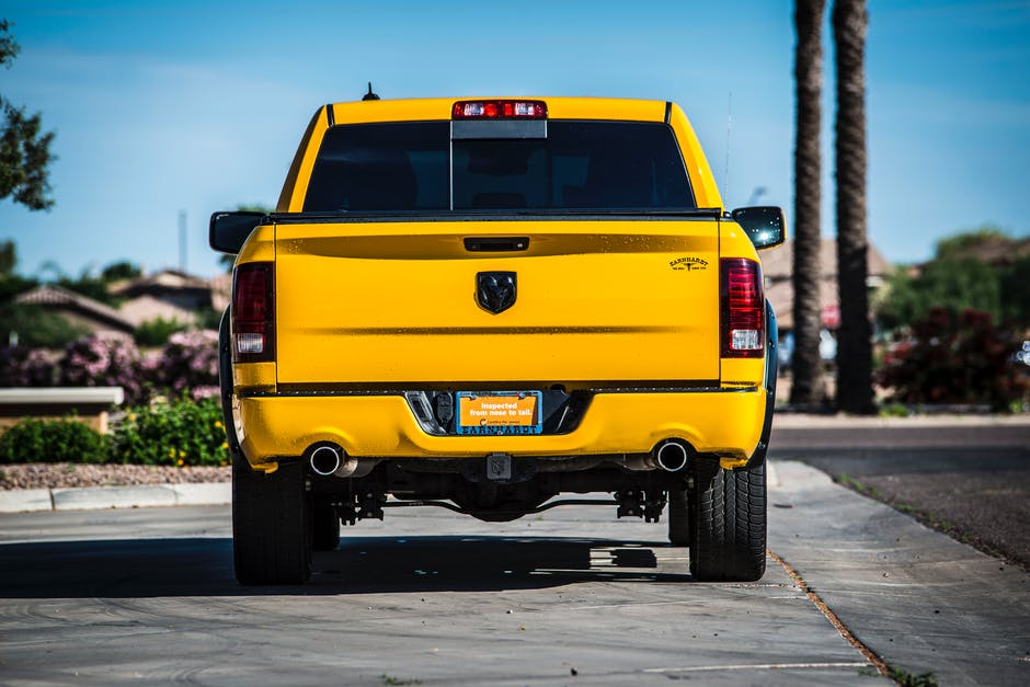 truck with tow hitch