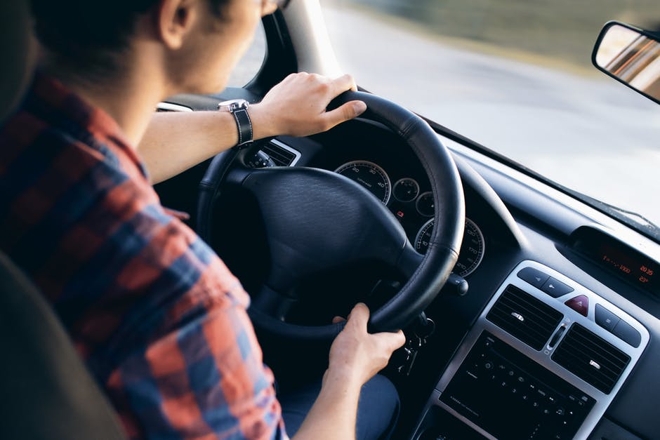 driver in car