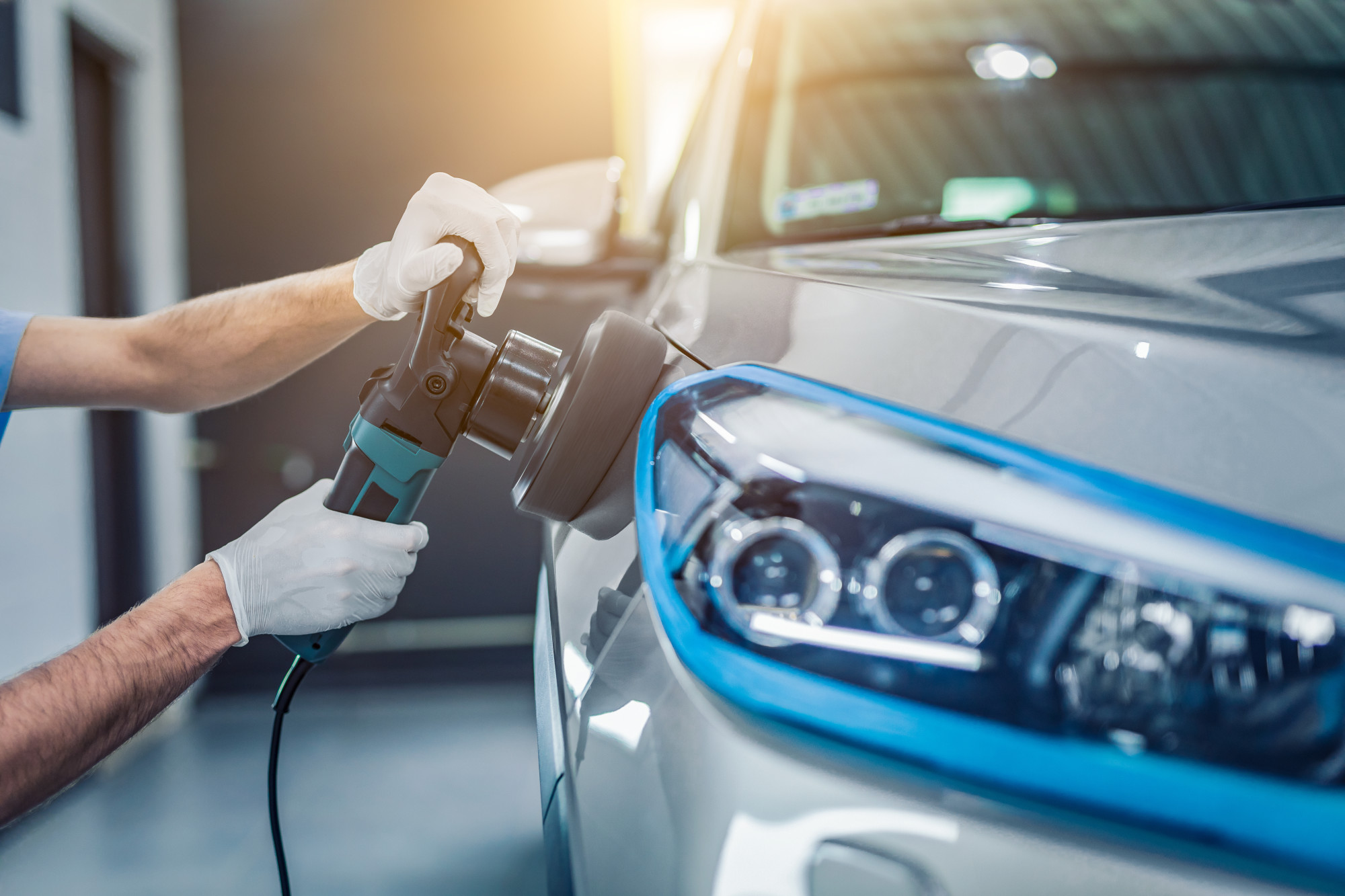 Buffing a Car